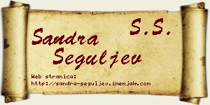 Sandra Šeguljev vizit kartica